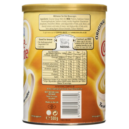 Nestlé Coffee-Mate Coffee Whitener, 500g 1