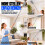 Extendable Feather Duster, 100 Inch Reach Telescopic Duster for Cleaning 5