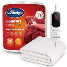 Silentnight Comfort Control Electric Blanket, Double Bed, 135x120cm