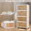 TidyTrove Storage Boxes with Lids 23L/4 Tier, Plastic Storage Box with Lid 3