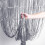 2pcs Foil Fringe Curtain, Silver Tinsel Backdrop 3.2ft x 6.5ft 6