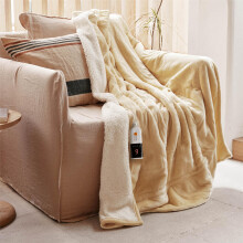 GOTCOZY Heated Blanket Electric Throw 130x180cm Machine Washable Yellow