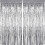 2pcs Foil Fringe Curtain, Silver Tinsel Backdrop 3.2ft x 6.5ft 1