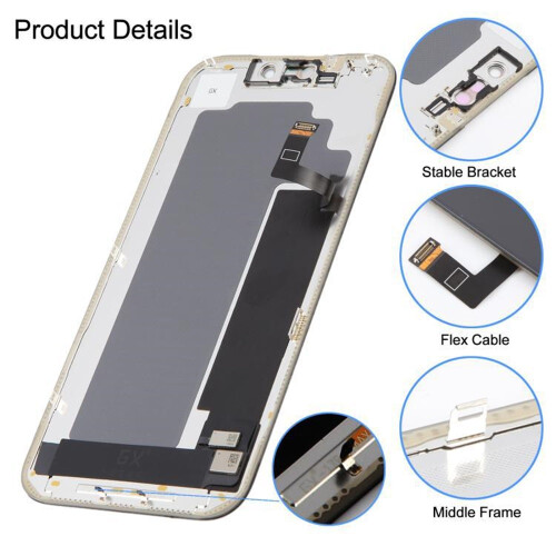 GX pevný OLED displej pro iPhone 17 Pro Max 2