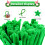 G2PLUS 6mm Green Pipe Cleaners for Craft, 30cm Long, 100PCS 3