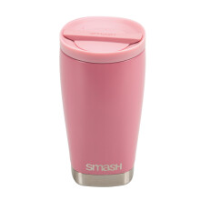 Smash Stainless Steel Twist & Lock Travel Coffee Mug 355ml/ 12 fl oz Pink