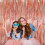 Rose Gold Tinsel Curtain Party Backdrop, 2 Pack Metallic Streamers Decor 1