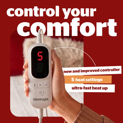 Silentnight Silentnight Comfort Control Electric Blanket, Double Bed, 135x120cm 2