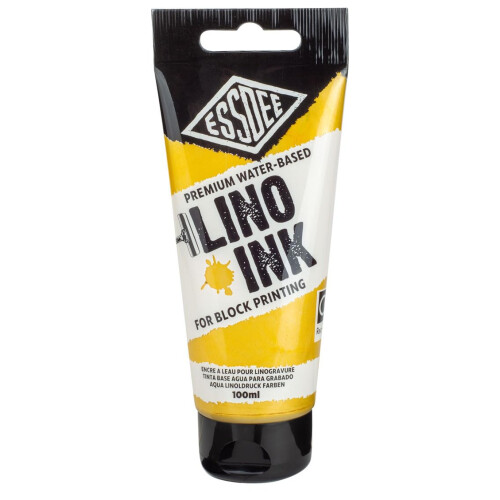 Essdee Block Printing Ink, Metallic Gold, 100ml