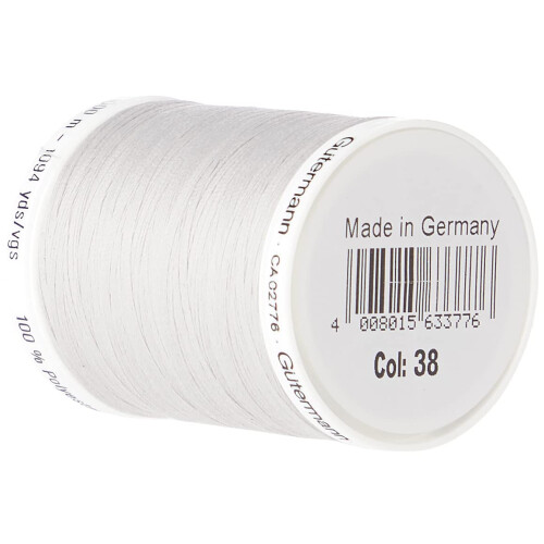 Gütermann Gutermann Sew All Polyester Thread, 1000Mtr, FOG Grey (0038) 1