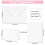 50 Blank Cards and Envelopes, White, 11 x 16 cm 2