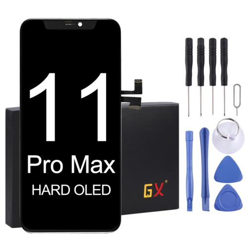 OLED obrazovka s rámečkem pro iPhone 11 Pro Max (černá)