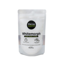 Thermoworx Whitemorph 100g. Hand mouldable bioplastic. Melt, Mould and Reuse.
