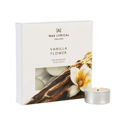 Wax Lyrical Wax Lyrical Tealight Set - Vanilla Flower, 9 Fragranced Tealights