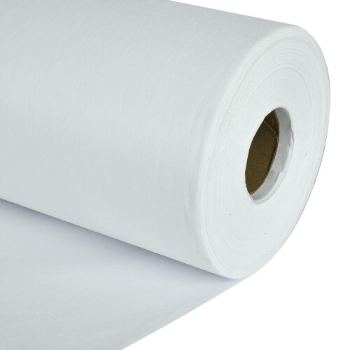 FT Iron-on Fusible Interfacing 90cm Non-woven (White, 1m - Light Weight)