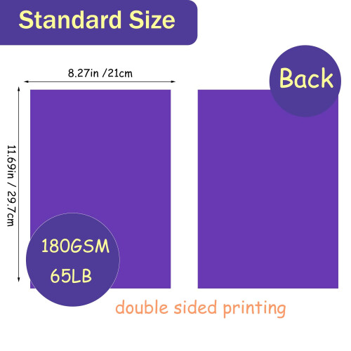 60 Sheets Coloured Card, A4 200 g/m² Card Stock, 30 Assorted Colours 1