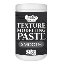 Creative Deco Smooth Texture Paste 2 kg | Black Modelling Paste