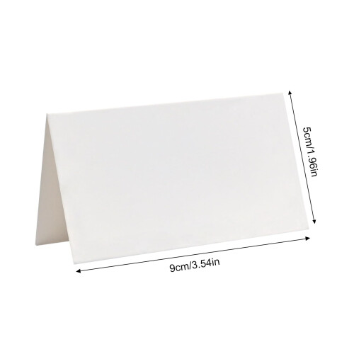 LICQIC Wedding Place Cards, Name Tags for Table Setting, 50 Pcs Blank 1