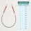 KnitPro Zing Fixed Circular Needles 9" (22.5cm) | 2.75mm 4