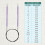 KnitPro Zing Fixed Circular Needles 24" (60cm) | Size 3.75mm 4