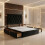 Bed Centre Ziggy Plush Small Double Divan Base 30" Headboard, Black, 0 Draw 6