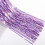OWill 2pcs 3ft X 8.3ft Purple Glitter Metallic Tinsel Curtains 5