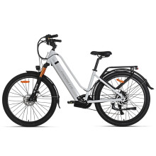 Hedatx TX10 electric bicycle, 19.2Ah battery,White