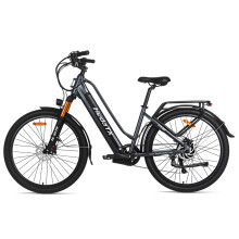 Hedatx TX10 electric bicycle, 19.2Ah battery,Gray