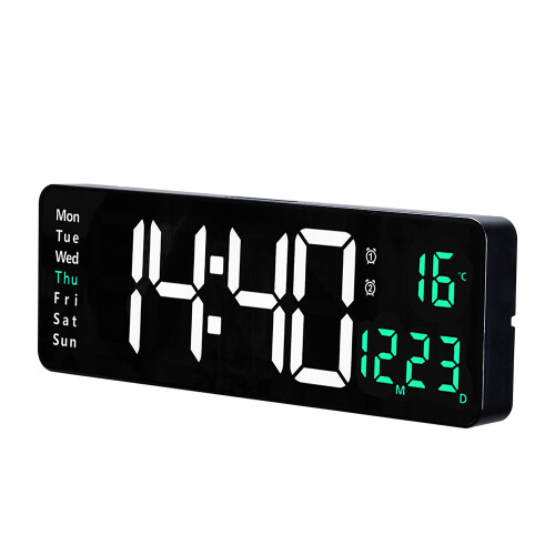 Living And Home LED Digital Wall Clock