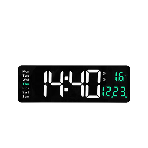 Living And Home LED Digital Wall Clock 2