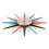 Living And Home Large Metal Starburst Decorative Wall Clock 3