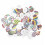 100Pcs Button Set Colored Egg Shape Wooden Sewing Decorative Buttons with Perforations 1