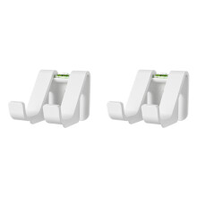2X Support de Crochet avec Dispositif de Nivellement Manette de Jeu PourXbox Xss, Support Mural Universel pour Manette pour /PS5 Blanc