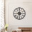 Living And Home Metal Minimalist Roman Numerals Wall Clock 1
