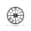 Living And Home Metal Minimalist Roman Numerals Wall Clock 7