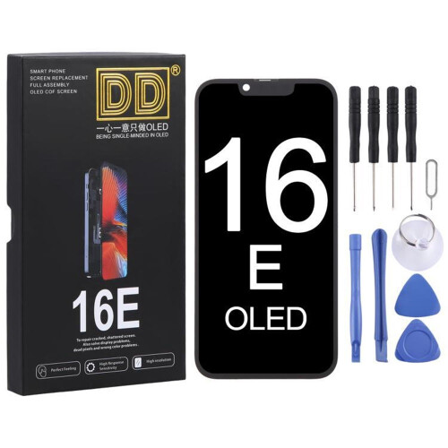 Para conjunto de toque LCD OLED flexível para iPhone 16e