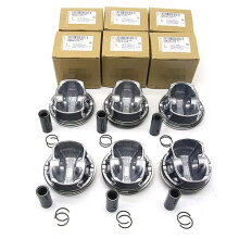 For VW Porsche Audi S4 B9 S5 A6 A7 Q7 3.0 TFSI EA839 6pcs Pistons & Rings Kit