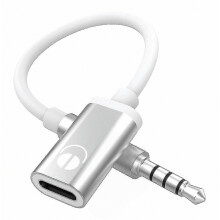 USB-C-Buchse auf 3,5-mm-Klinkenstecker-Adapterkabel für Kopfhörer, MP3-Player, Laptops und Tablets