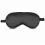 Silk Sleep Mask for Night Sleeping and Travel, Soft Light Blocking Eye Mask with Elastic Strap (Black) 1