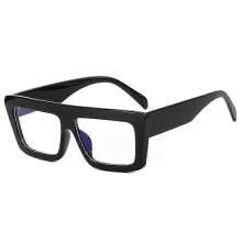 Men's Retro Rectangle Reading Glasses with Anti-Blue Light Technology for Prescriptions