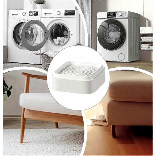 Furniture Risers-4 Stackable,Heavy-Duty,Non-Slip Square Furniture Risers for Beds,Chairs,and Sofas_yzac 2