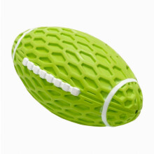 Squeaky Rugby Ball – Bite Resistant & High Elasticity – for Fetch & Training – Durable