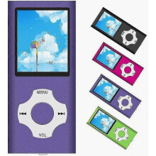 MP3-Player/MP4-Player, tragbarer Musikplayer mit 32-GB-TF-Karte für Musik/Videos/Sprache