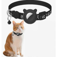 Kattenhalsband met GPS-tracker, realtime tracking, waterdicht, batterijduur van 365 dagen, geen abonnement.