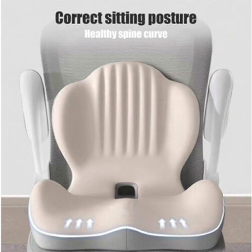 Memory Foam Seat Cushion Ergonomic Back Support — Reliable for Daily Care 2