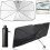 Foldable Titanium Silver Sun Shade Umbrella, Car Windshield Sunshade 1