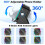 Ασύρματο ηχείο Bluetooth RGB, επαγωγική μπάρα ήχου 5 σε 1 5000mAh με βάση τηλεφώνου 5