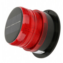 Solas Rabhaidh Gréine LED Strobe Baracade Comhartha Tráchta Beacon Gealánach Táscaire Comhartha Dearg