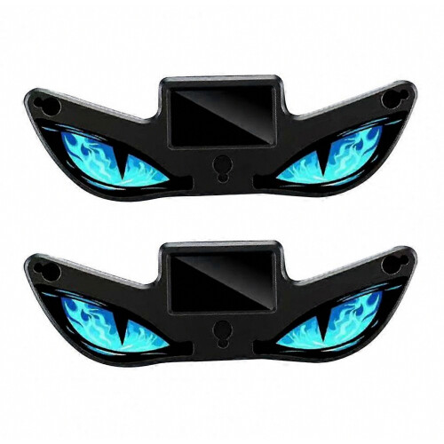 Car Decorative Light Sign Three Adjustable Lighting Modes Vehicle Window Mount Ornament