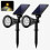 Outdoor Solar Landscape Spotlight Lights (2 Pack) 1